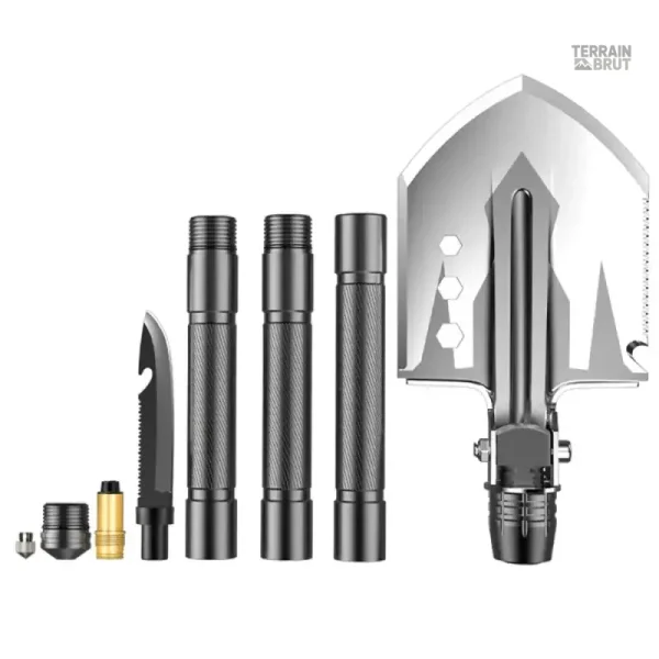 Pelle Multi Tool de Survie pour les aventuriers en plein air