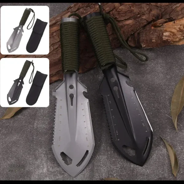 Outil de survie compact avec étui pratique pour l'extérieur