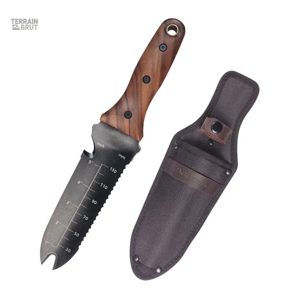 Pelle multifonction portable en acier pour camping