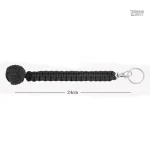 Boucle de paracorde avec élément défensif en métal