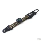 Équipement tactique : porte-clés avec boussole