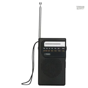 Radio de poche de survie FM/AM pour les situations d'urgence