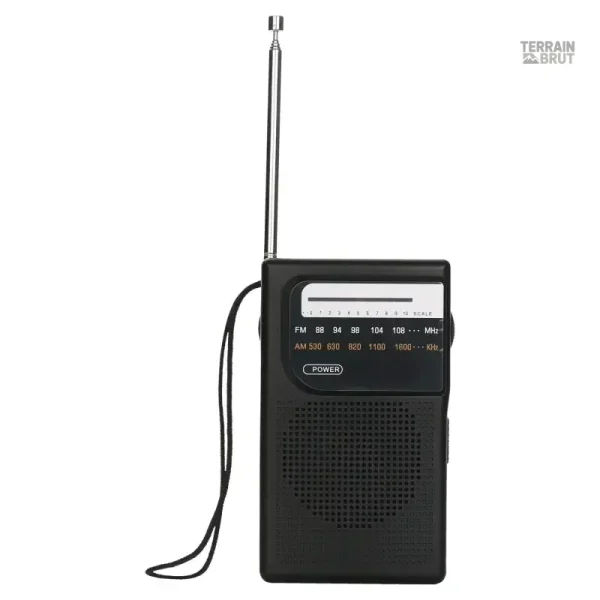 Radio de poche de survie FM/AM pour les situations d'urgence