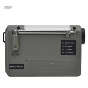 Radio portable écoénergétique pour aventure en plein air