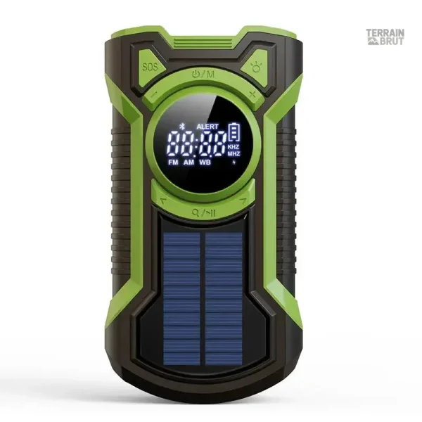 Radio de survie portable avec fonction d'éclairage