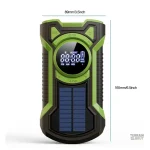 Accessoire de survie : radio solaire et lampe éclairante