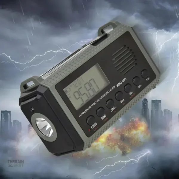 Radio portable avec recharge solaire pour aventures extérieures