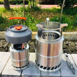 Réchaud à bois léger pour survie en plein air