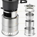 Réchaud à bois efficace pour situations d'urgence