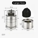 Réchaud de survie léger pour passionnés de nature