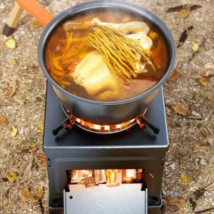 Réchaud léger et pratique pour repas en pleine nature