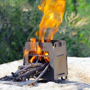 Réchaud de survie gaz pour randonnée et camping