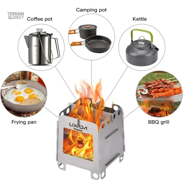 Équipement de survie : réchaud à gaz pratique