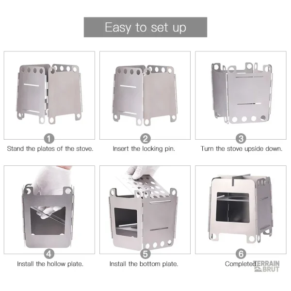 Réchaud de camping à gaz pour emergencies extérieures