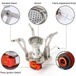 Réchaud de survie compact et léger, idéal pour le camping