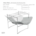 Accessoire de camping : réchaud pliable et fonctionnel