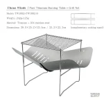 Réchaud pliant, essentiel pour les situations d'urgence