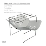 Réchaud de survie facile à ranger et à utiliser