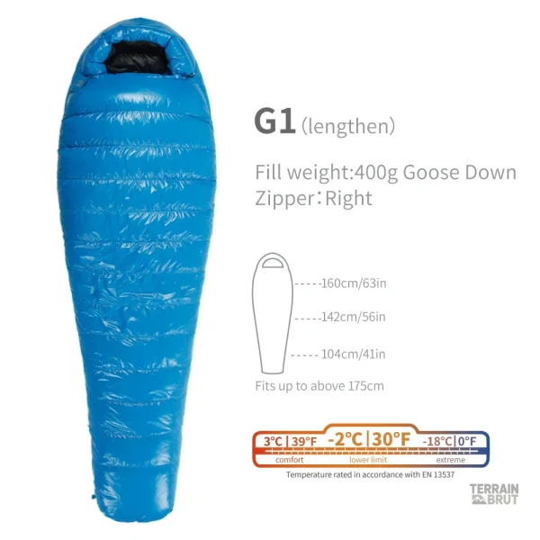 Sac de couchage grand froid avec protection optimale