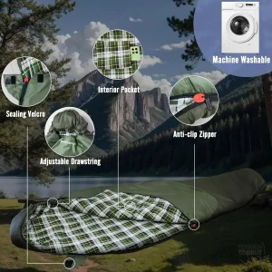 Sac de couchage de survie léger et portable pour les aventuriers