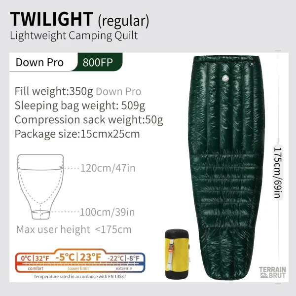 Sac de couchage d'urgence pour aventuriers