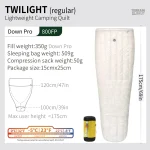 Sac de couchage conçu pour un usage prolongé