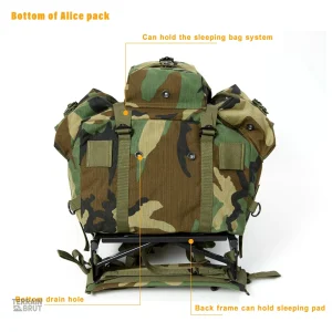 Sac à dos de randonnée résistant aux intempéries