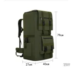 Sac à dos vert robuste pour les activités de survie