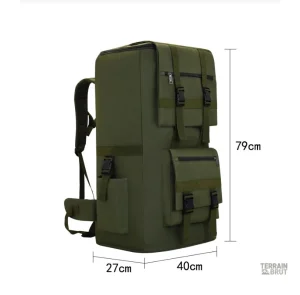 Sac à dos vert robuste pour les activités de survie