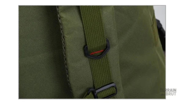 Sac durable vert, idéal pour les randonnées prolongées