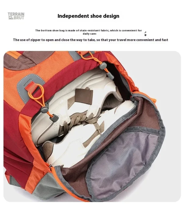 Sac de sport fonctionnel, couleur rouge vive