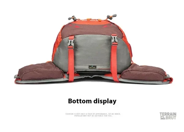 Sac de survie stylé, couleur rouge, pour tous les jours