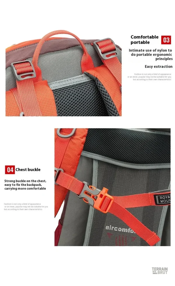 Sac sport rouge pour vos activités en extérieur - vue 2