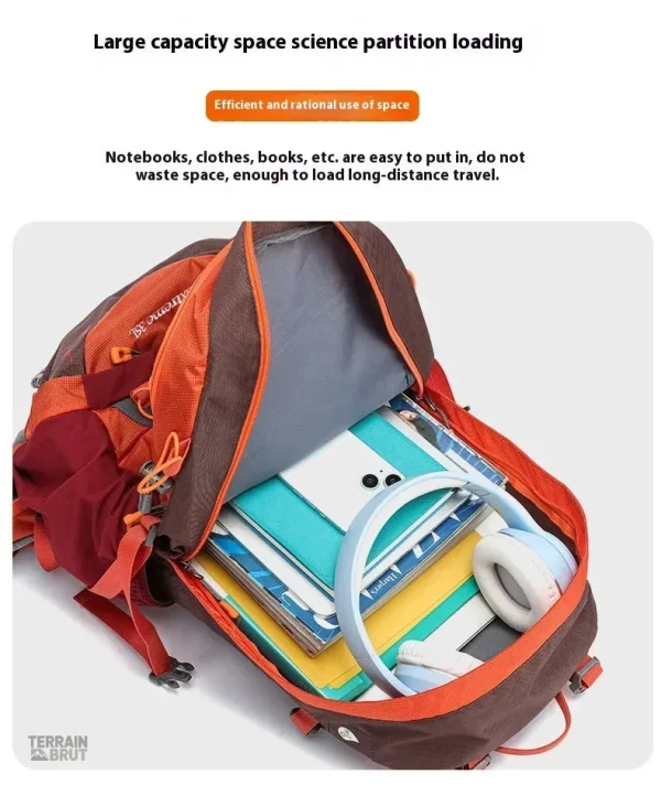 Sac de survie léger en rouge, facile à transporter