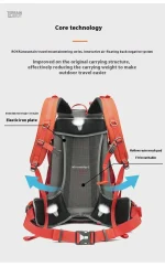 Sac rouge robuste pour un usage intensif en extérieur