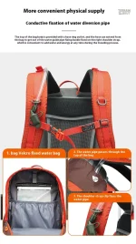 Sac sportif rouge, accès facile à vos essentiels