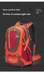 Sac de survie avec poches pratiques en rouge