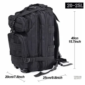 Sac robuste 25 L, conçu pour les situations d'urgence