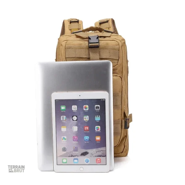 Sac tactique 25 L, adapté aux activités en plein air