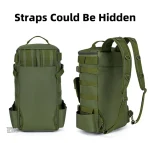 Sac de survie vert avec système de rangement intelligent