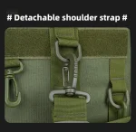 Sac de randonnée tactique vert pour toutes saisons