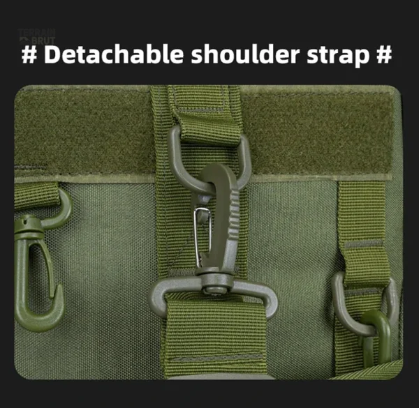 Sac de randonnée tactique vert pour toutes saisons