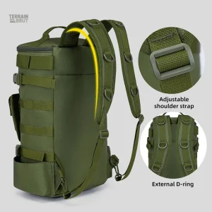 Sac de randonnée vert pour un équipement durable