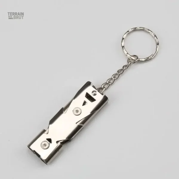 Sifflet de signalisation en acier inoxydable résistant