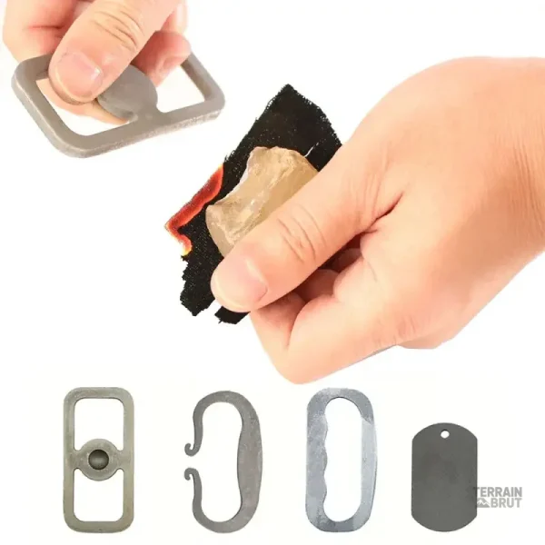 Accessoire de feu en acier, résistant et durable