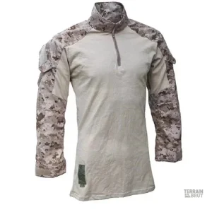 T-shirt camouflage tactique à manches longues