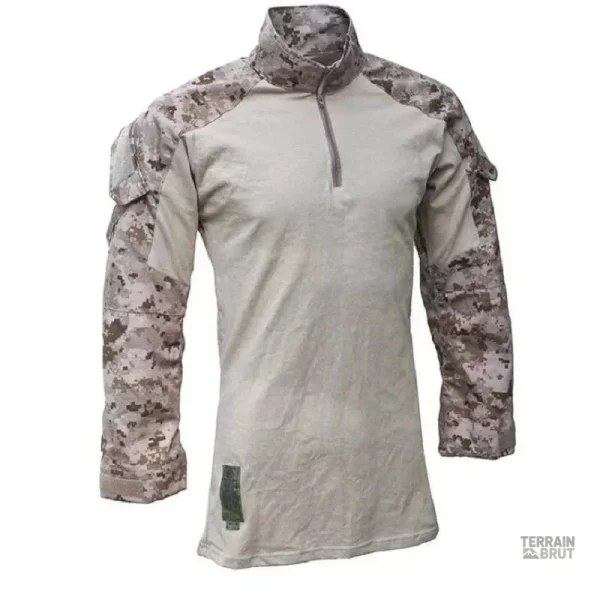 T-shirt camouflage tactique à manches longues