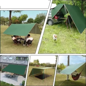 Tarp grand format pour survie en milieu sauvage