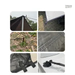 Tarp léger et résistant, utile pour les situations d'urgence