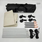 Protection contre intempéries, tarp pour véhicule en plein air